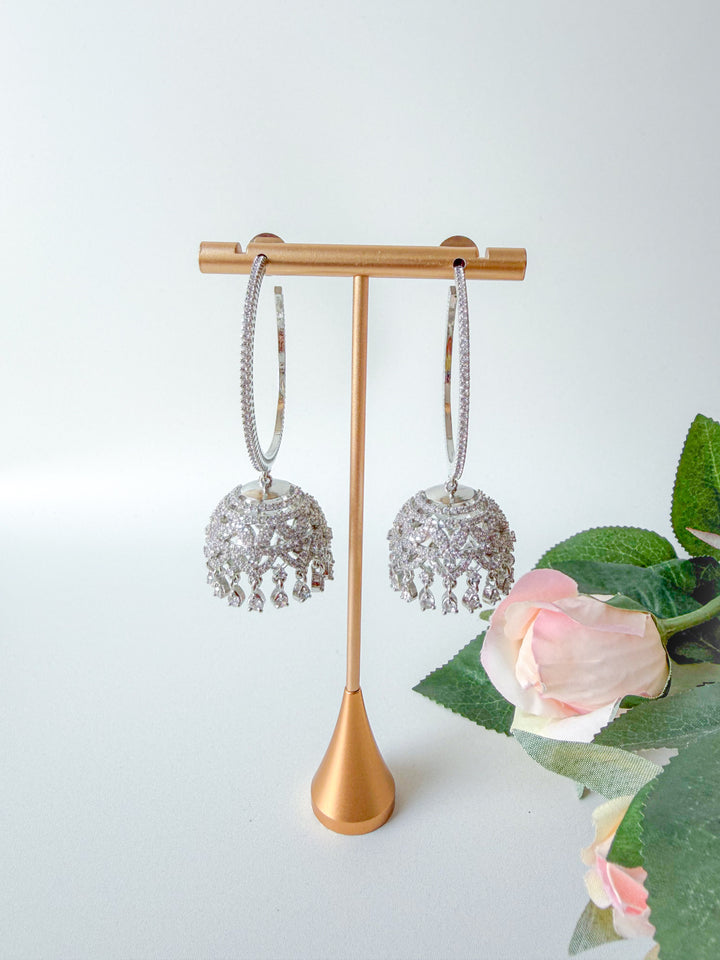 Devina jhumkas zilver