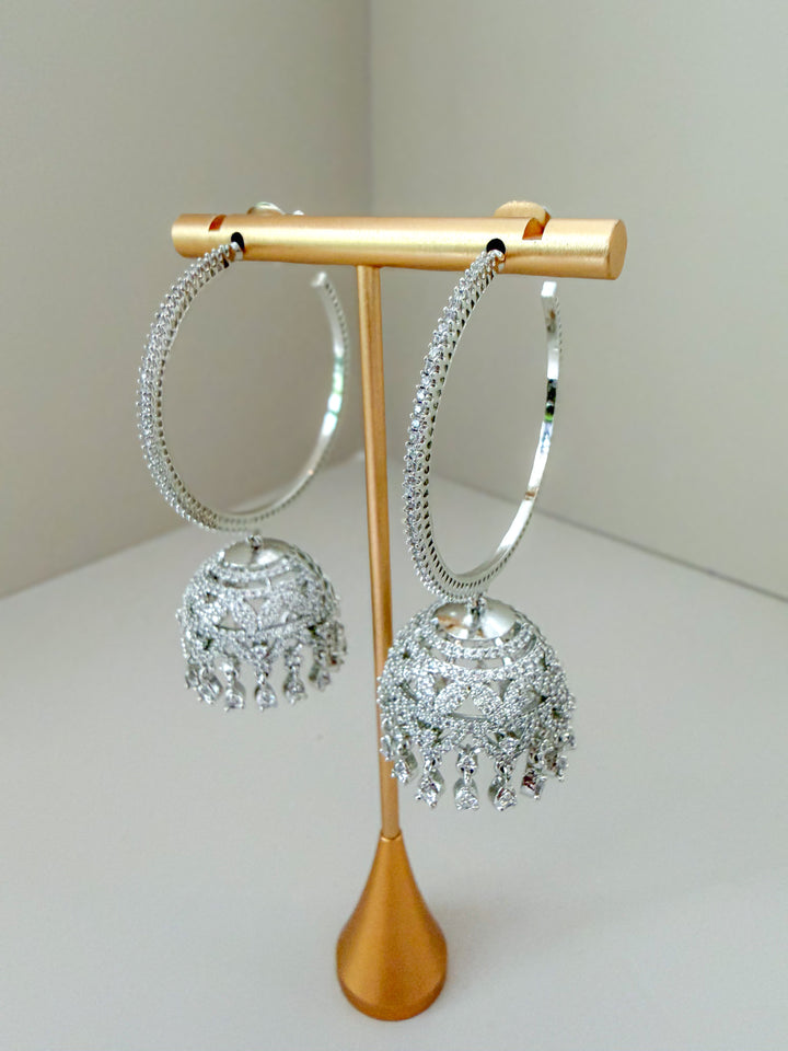 Devina jhumkas zilver