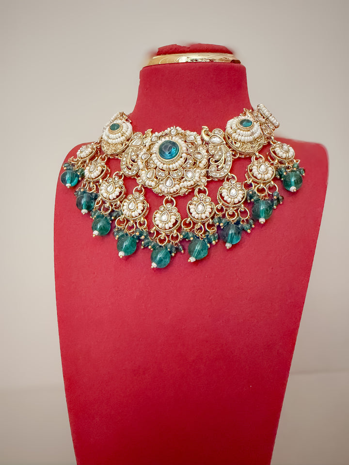 Vanya sieradenset turquoise