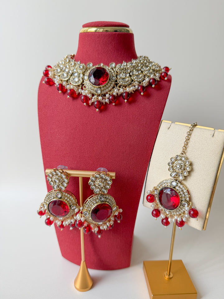 Pari sieradenset rood