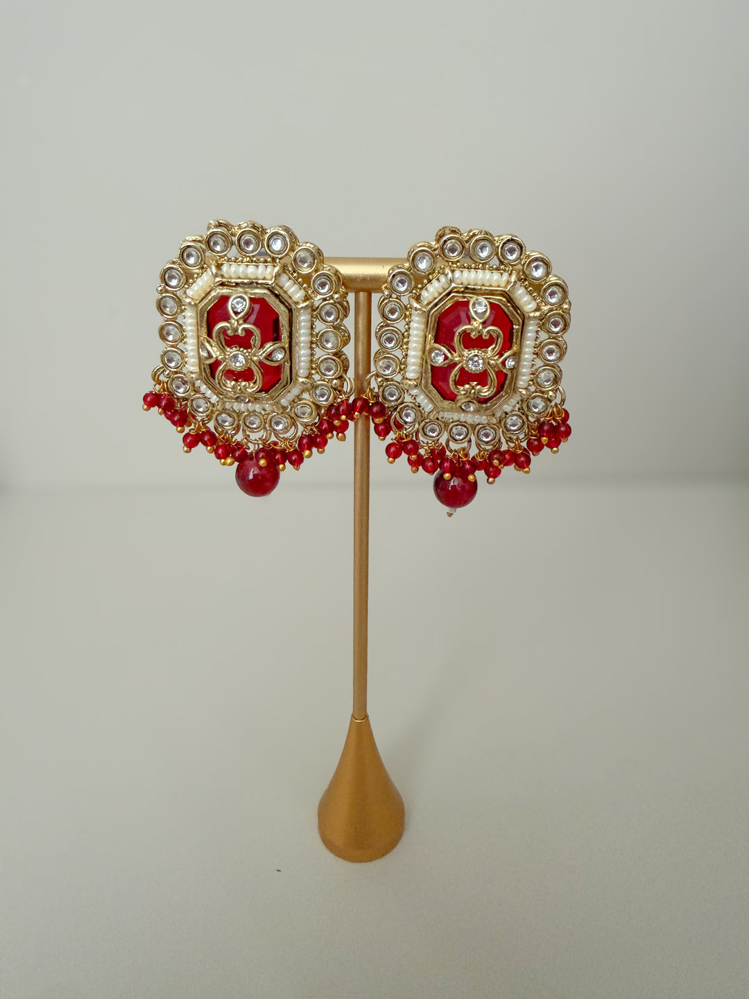 Harshika sieradenset rood