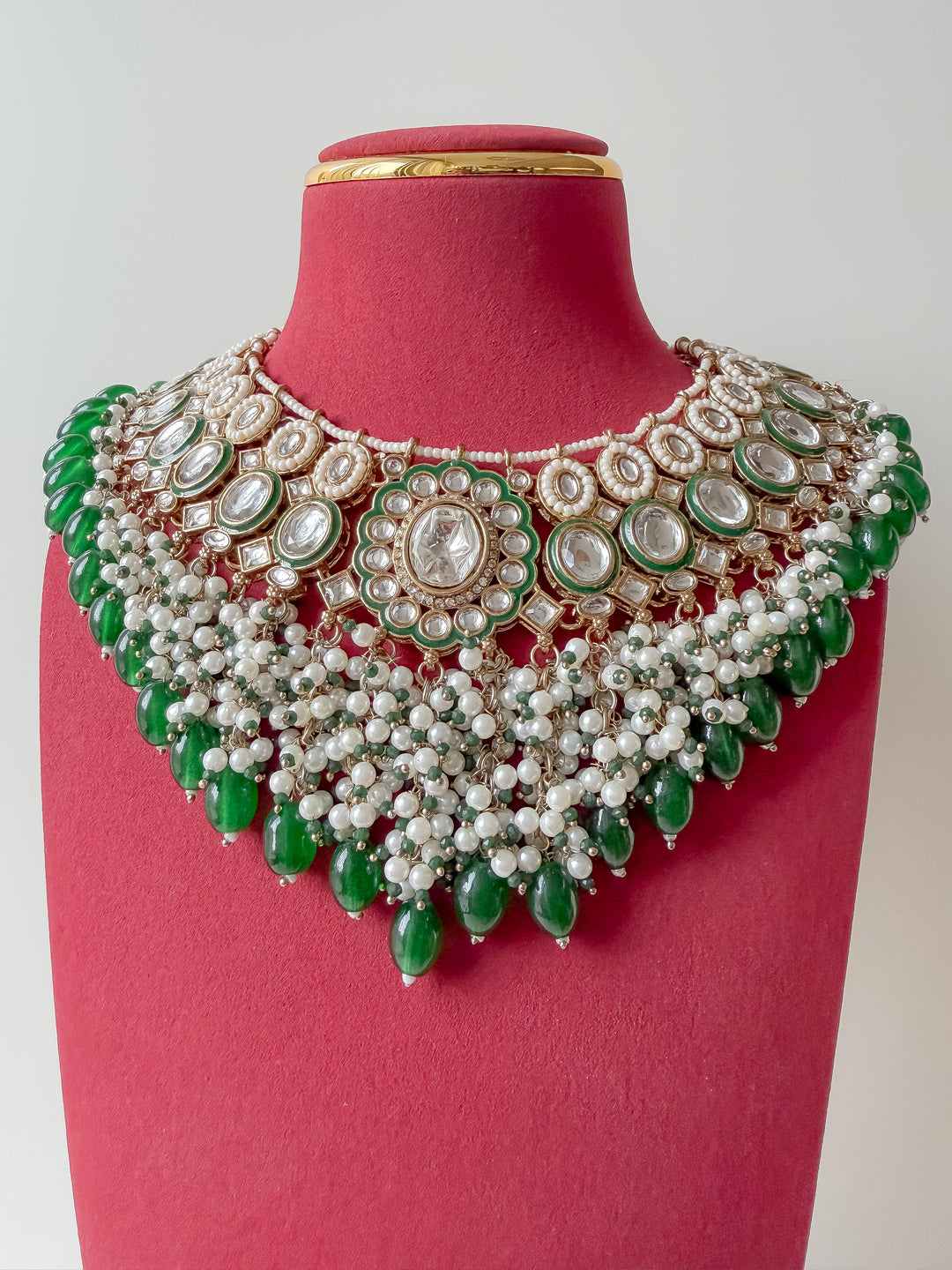 Malisha sieradenset groen