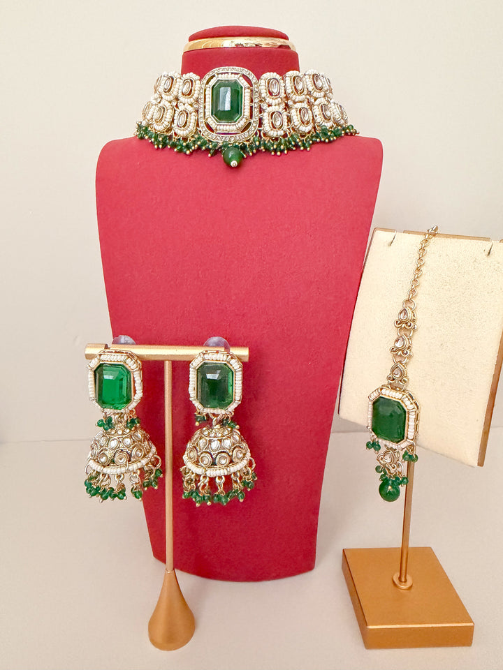 Malisha sieradenset groen