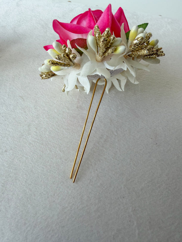 Rajni haarbloemen roze
