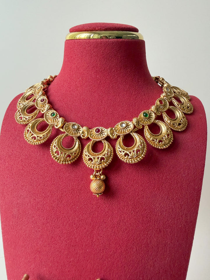 Paridhi Indiase sieradenset goud