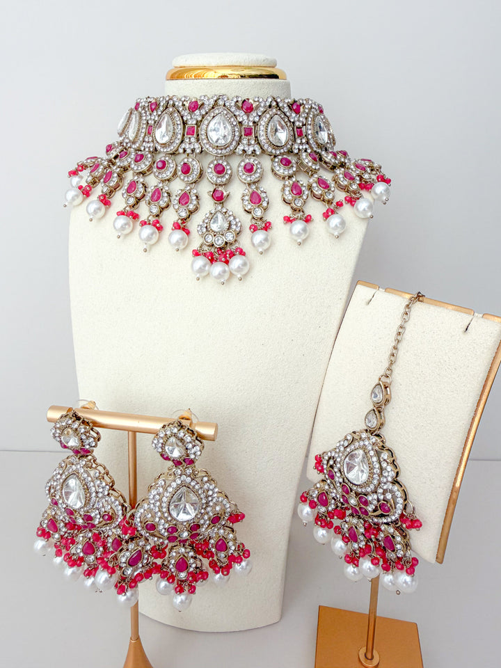 Rania sieradenset fuchsia