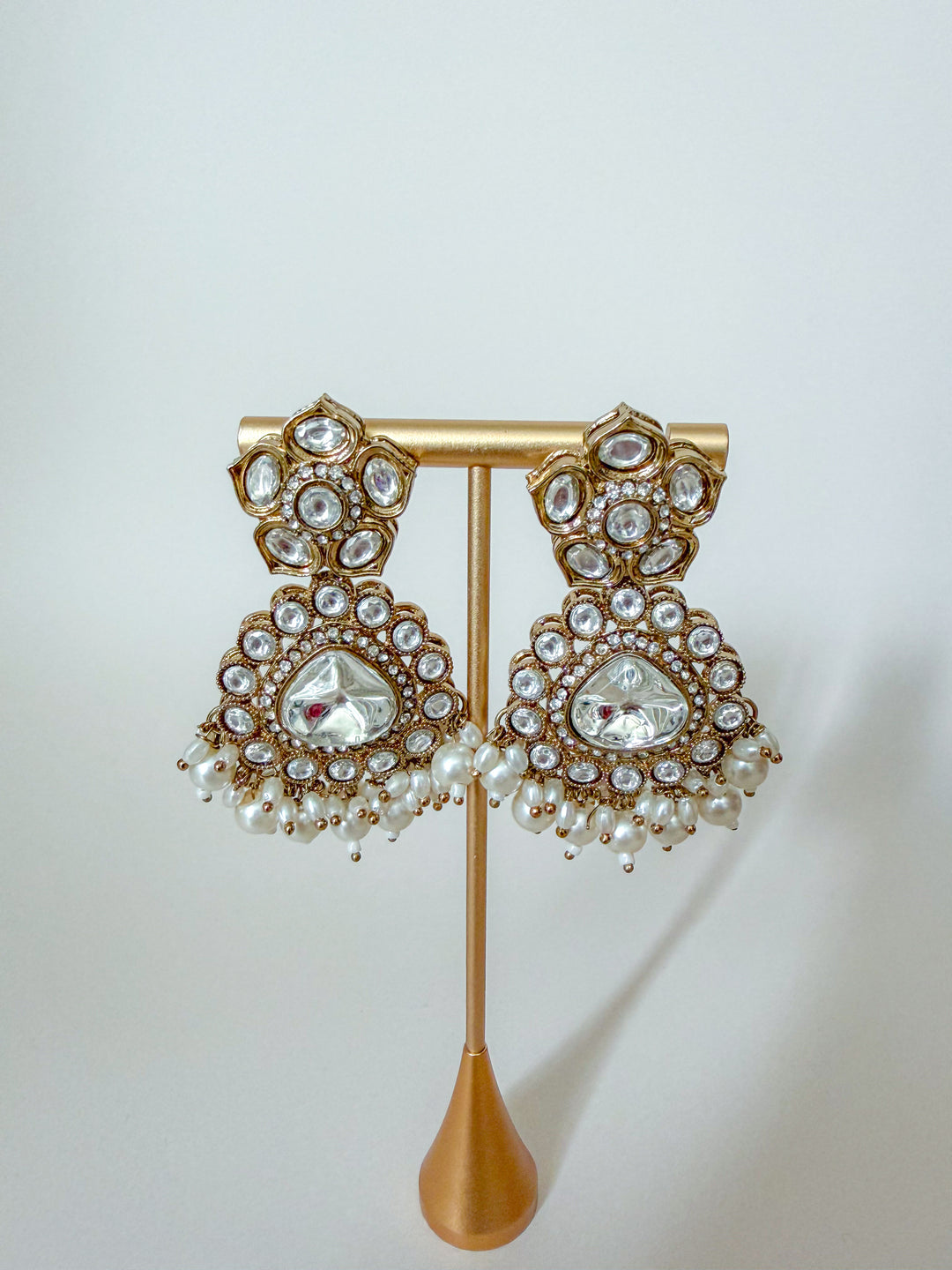 Adarshini sieradenset met witte parels