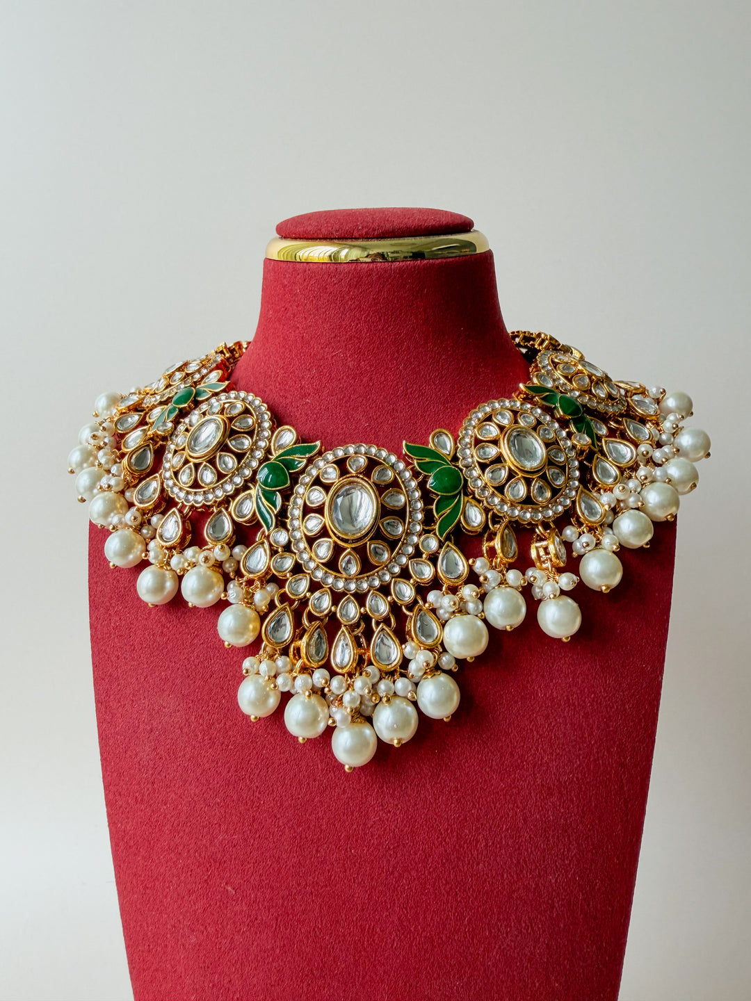 Arnika Indiase sieraden donkergroen