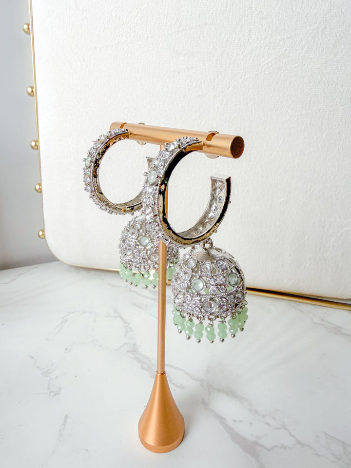 Ravita jhumka oorbellen in 4 kleuren