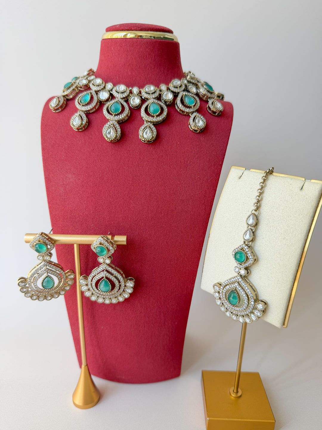 Sunanda set turquoisegroen