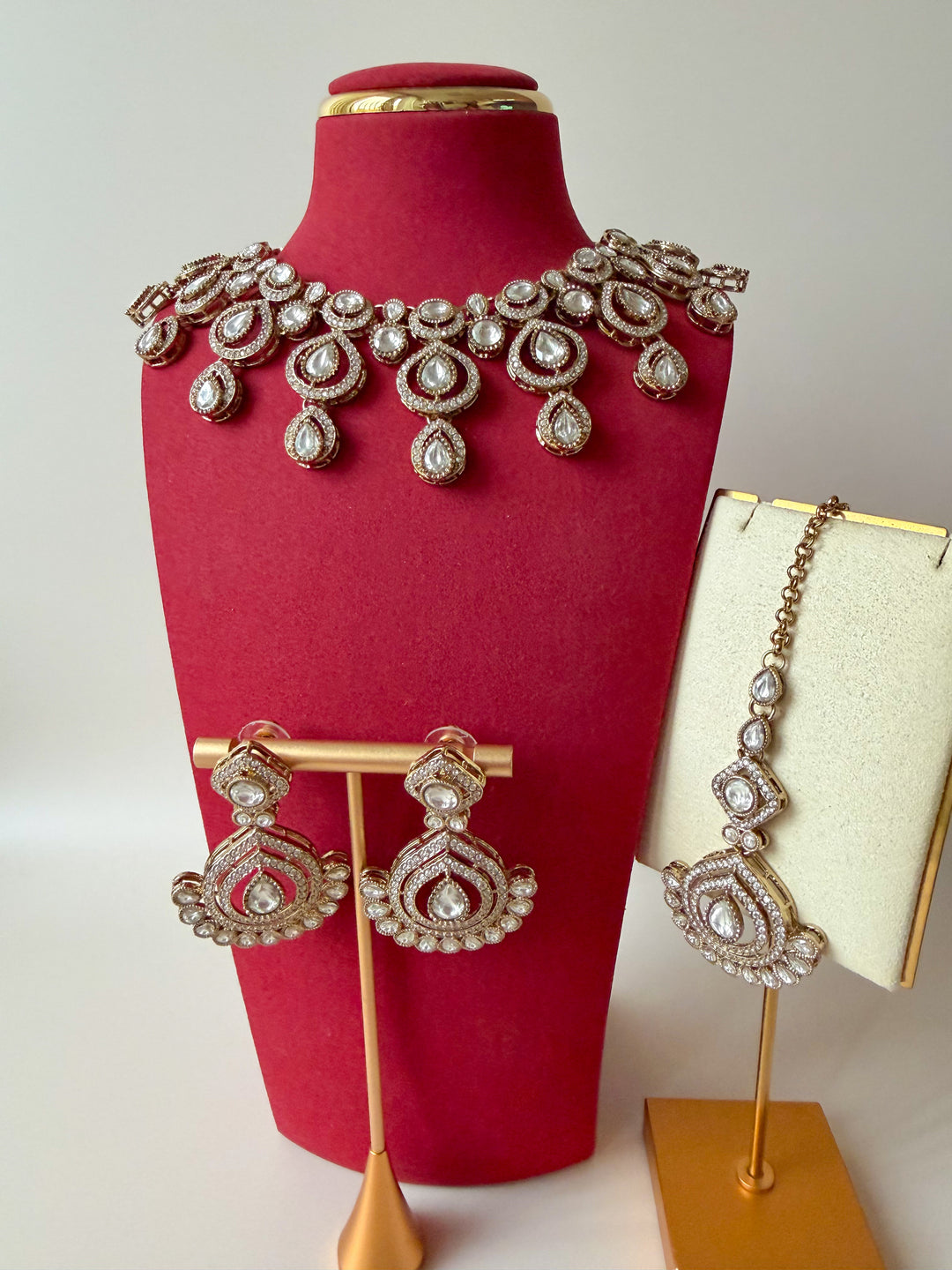Aashvi sieradenset wit