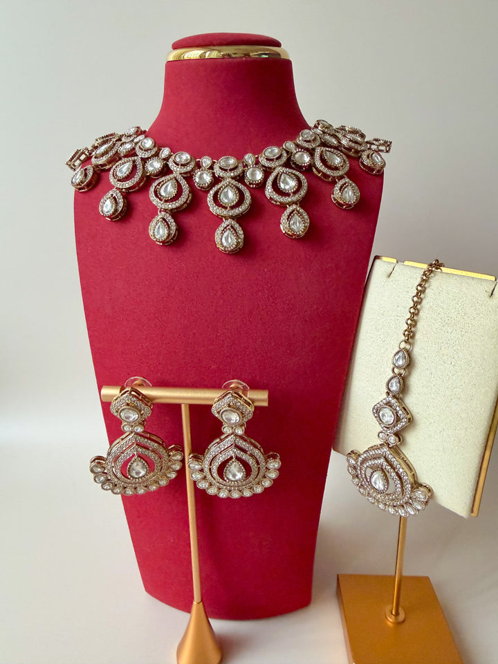Aashvi sieradenset wit