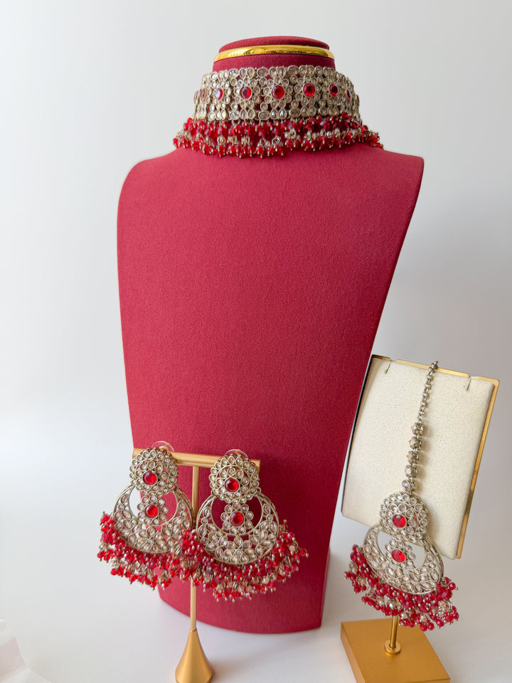 Ravina sieradenset rood