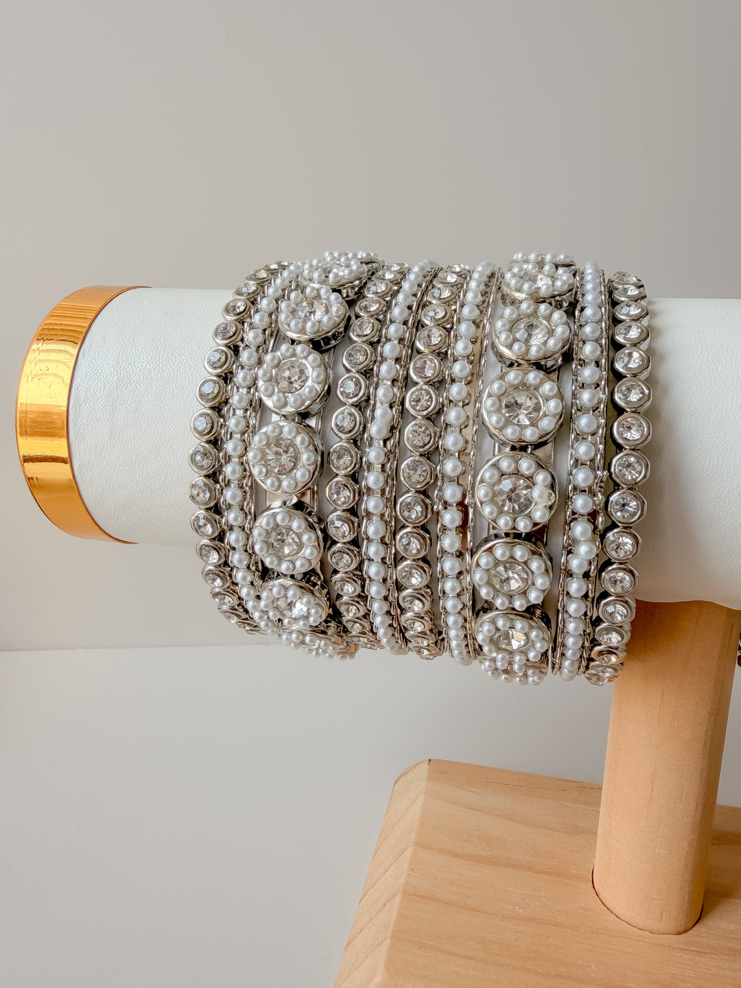 Rayesha armbanden zilver