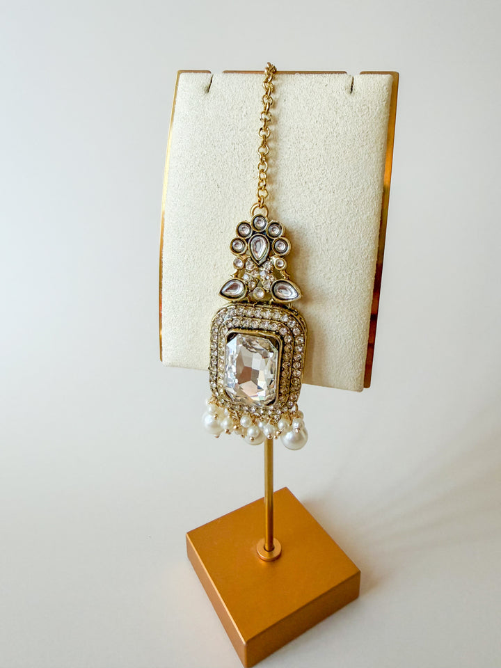 Aruna sieradenset met witte parels