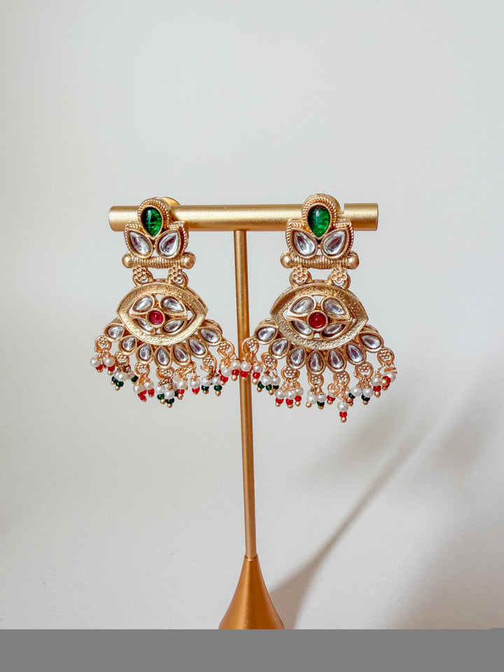 Ashna Indiase sieraden set goud