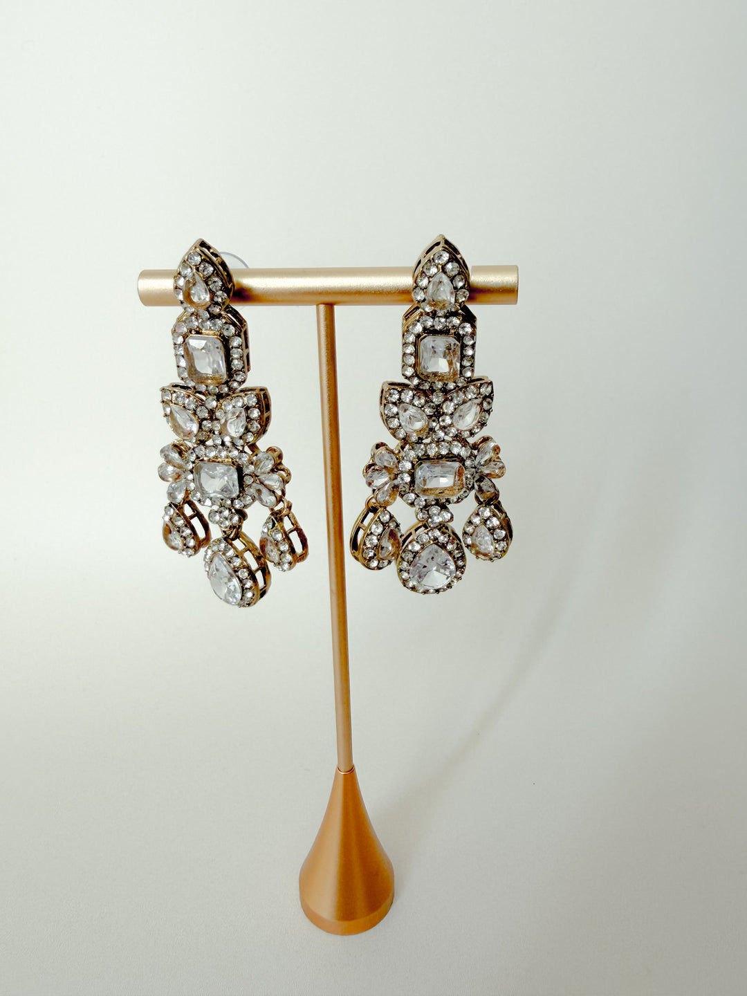 Tamanna set met champagne stenen