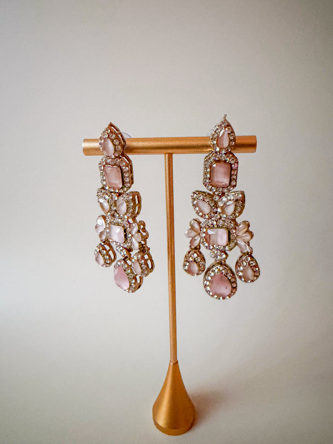 Ashika Indiase sieraden lichtroze