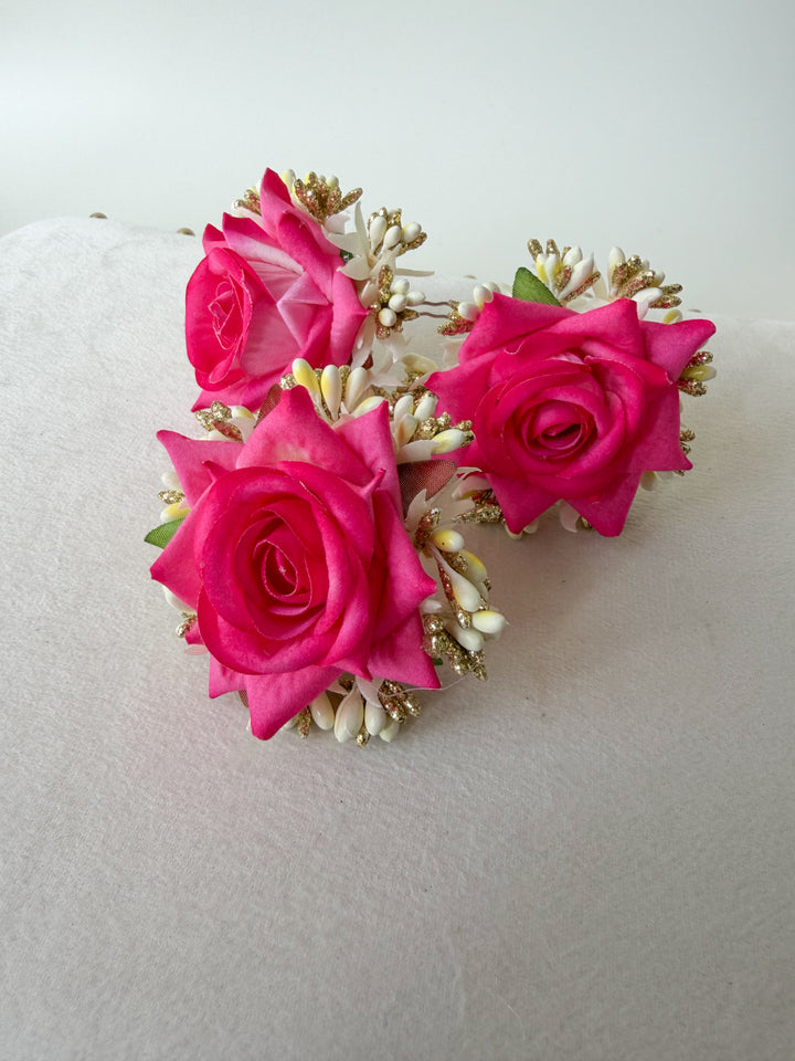 Rajni haarbloemen roze