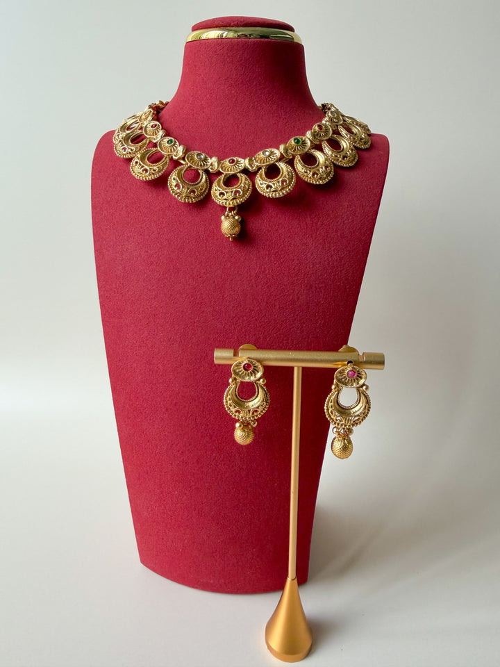 Paridhi Indiase sieradenset goud