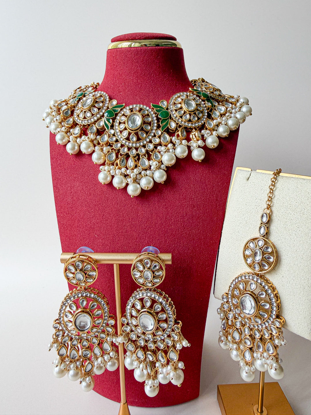 Arnika Indiase sieraden donkergroen