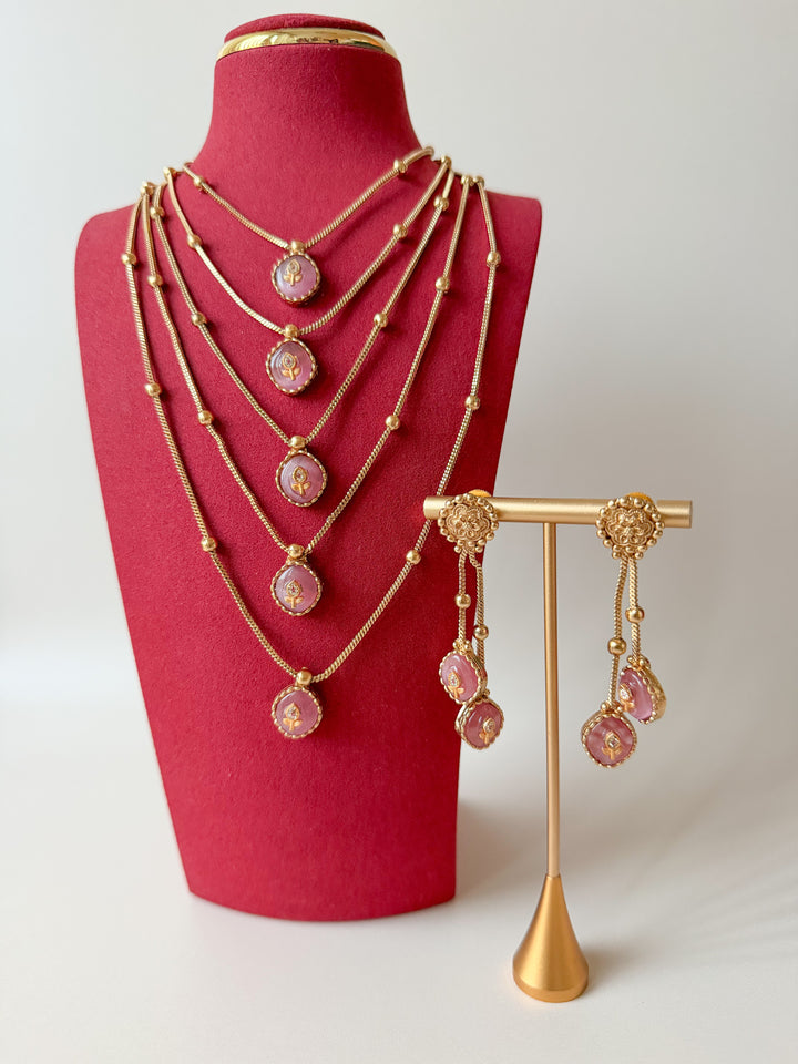 Tanisha sieradenset roze