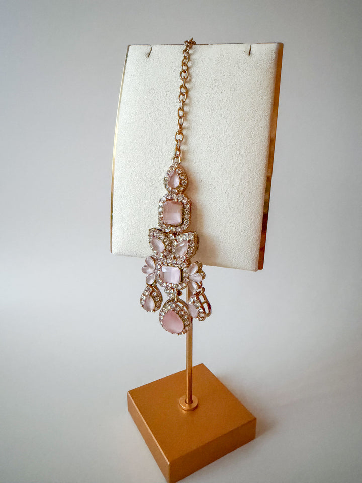 Ashika Indiase sieraden lichtroze