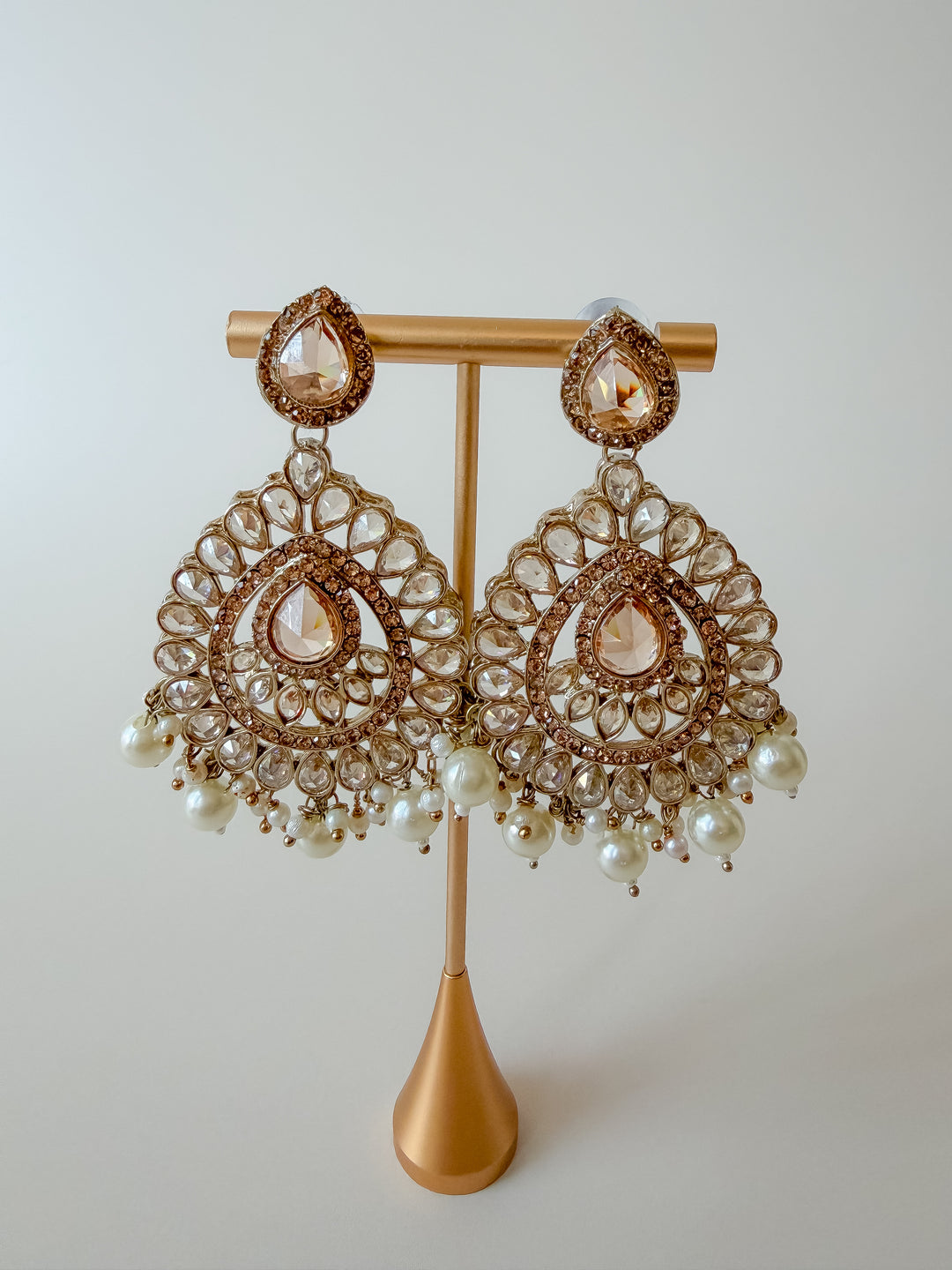 Ranisha Indiase sieradenset met faux parels