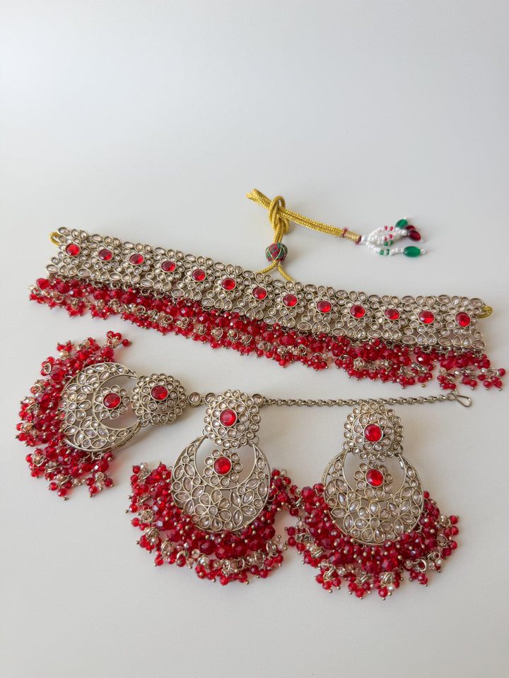 Ravina sieradenset rood