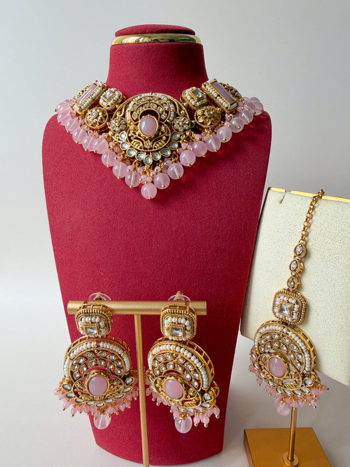 Kavita Indiase sieraden lichtroze