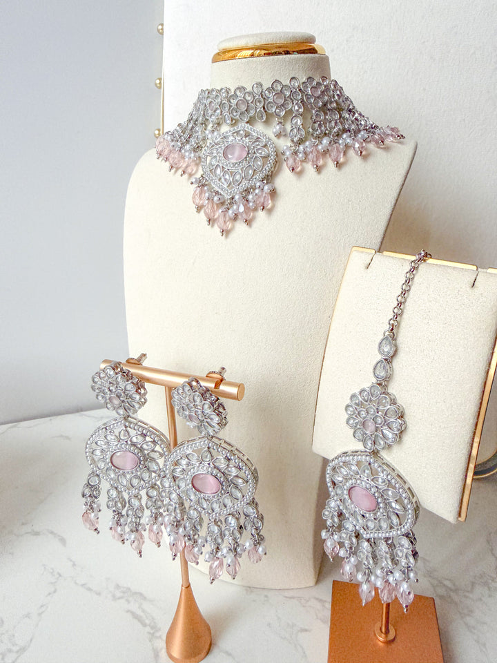 Rashika sieradenset lichtroze