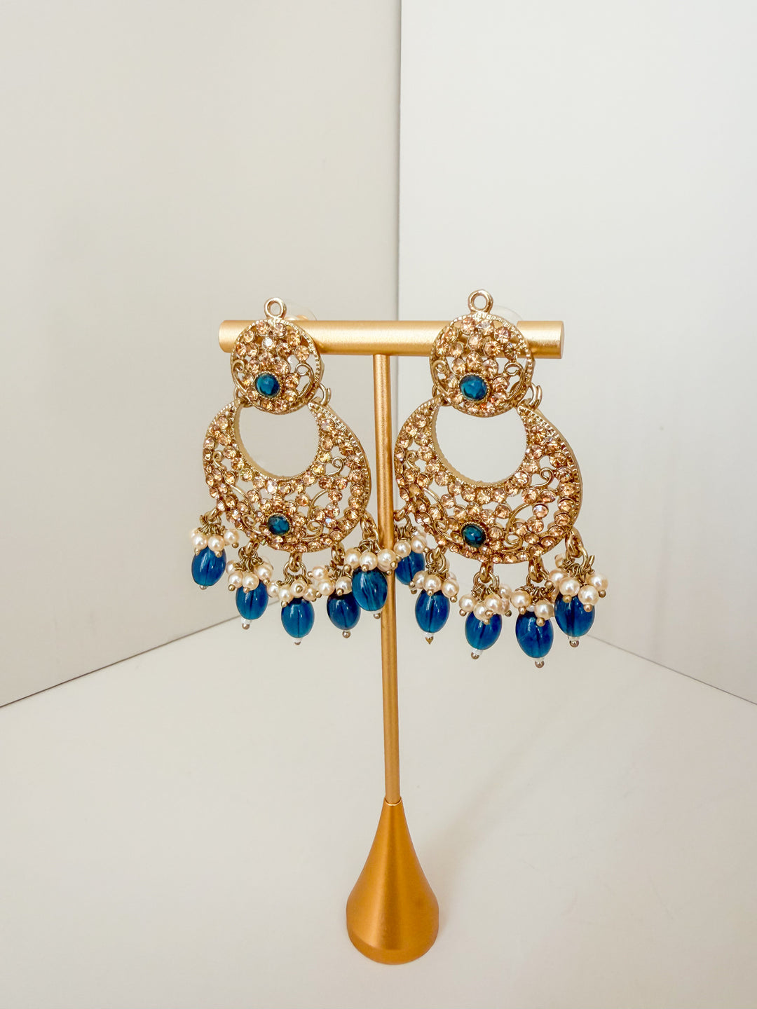 Athiya sieradenset donkerblauw