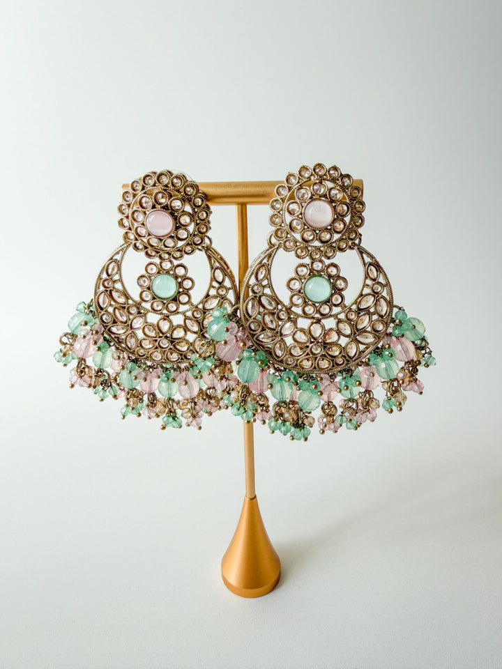 Diya sieradenset mintgroen/roze