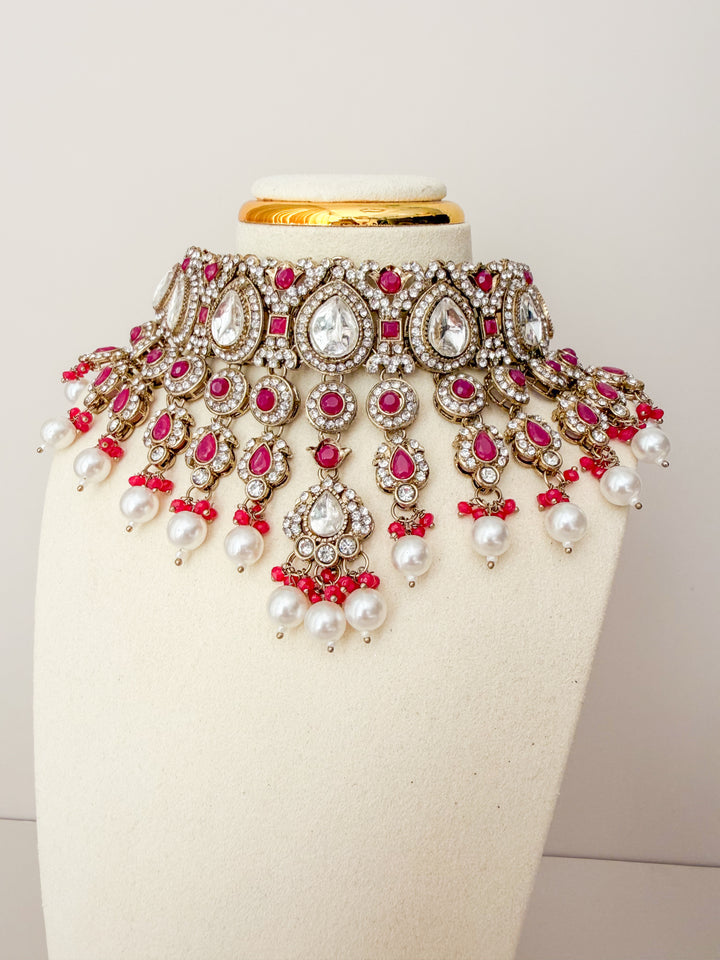 Rania sieradenset fuchsia