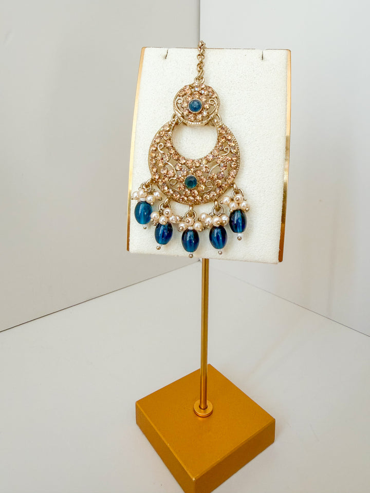 Athiya sieradenset donkerblauw