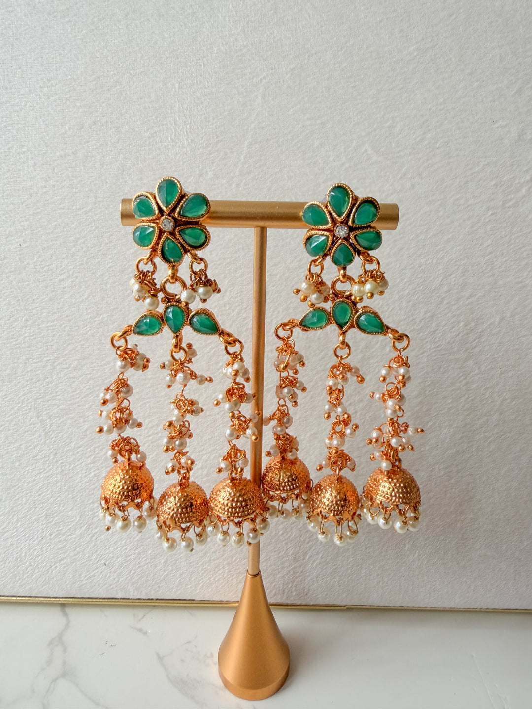 Savya jhumka oorbellen