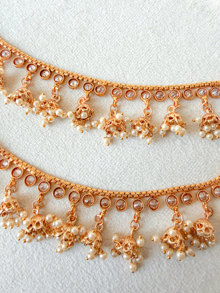 Alivia oorbelketting goud