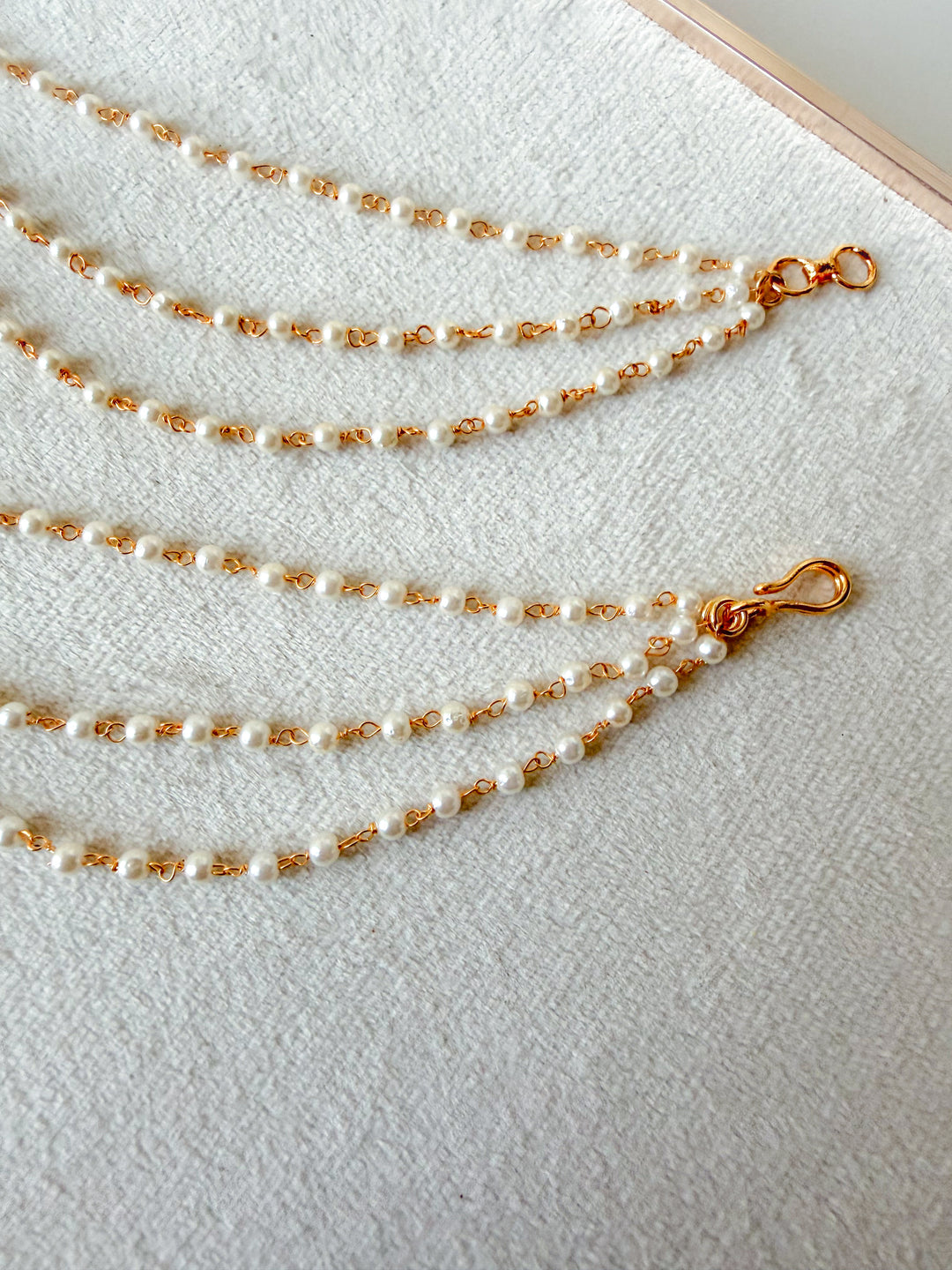 Irina oorbelketting goud